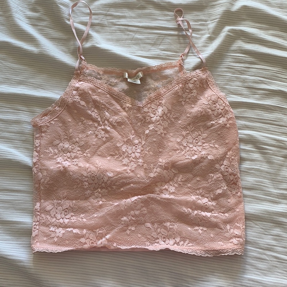 Super sexy sheer back tank top